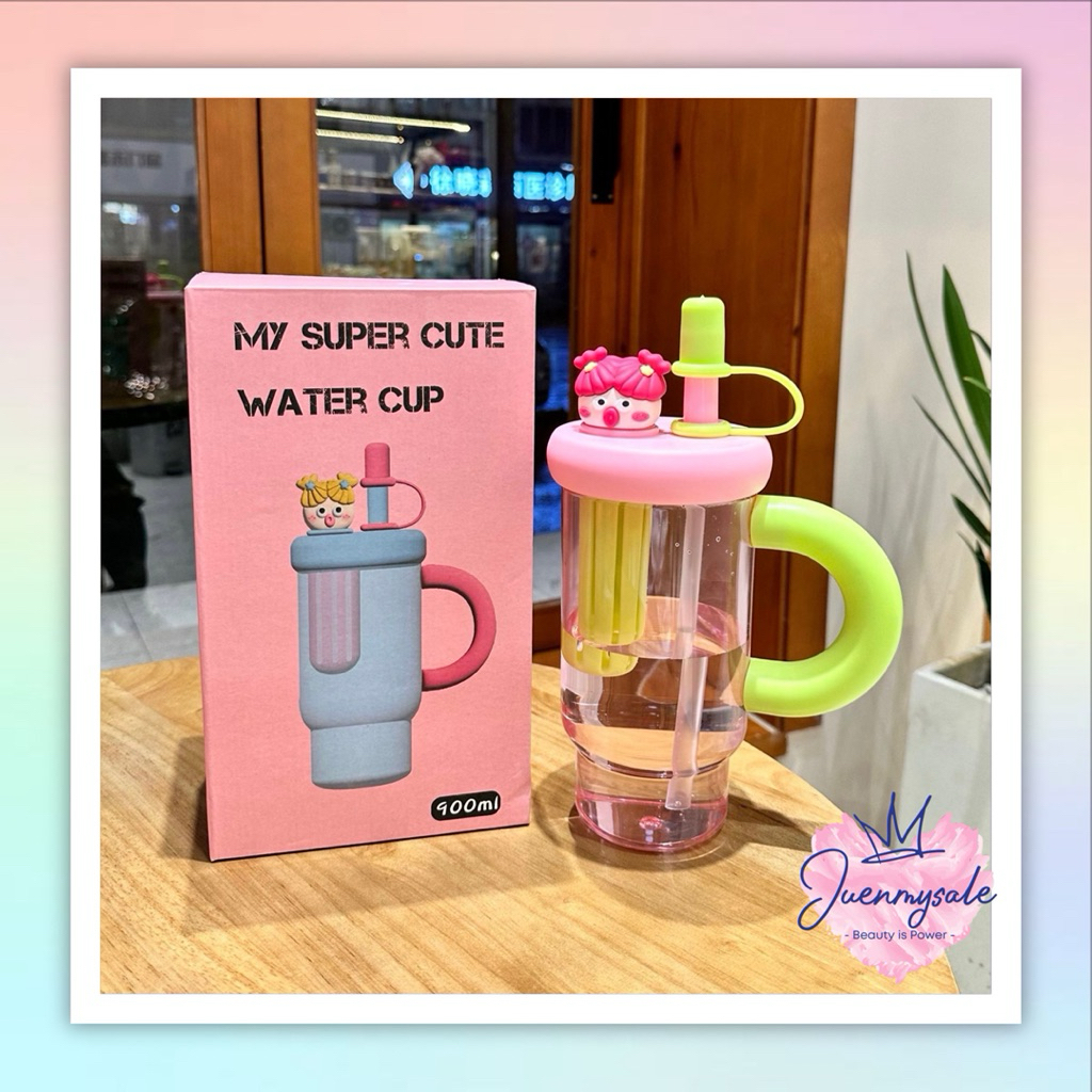 [READY] Tumbler Air Minum Botol Air Minum Lucu Botol Air Minum Karakter Lucu 900ml