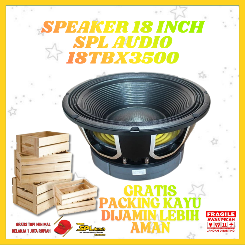 SPL Audio Speaker 18 Inch 18TBX3500