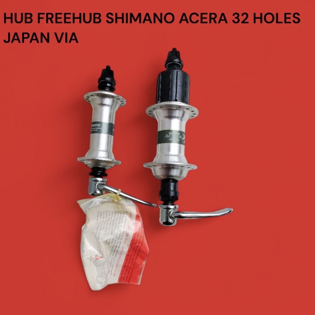 HUB FREEHUB SHIMANO ACERA - X HB M290 SEALED PARALLAX ALLOY NEW LOBANG 32 Full Set QR SHIMANO ORIGIN