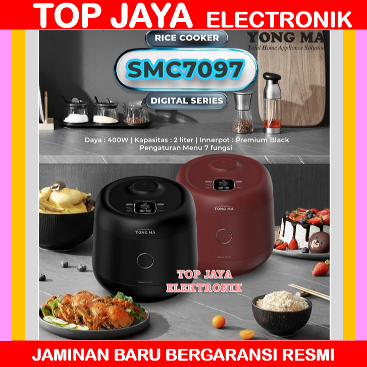 MAGIC COM YONGMA 2 LITER/YONGMA MAGIC COM 2 LITER SMC7097 BARU BERGARANSI RESMI