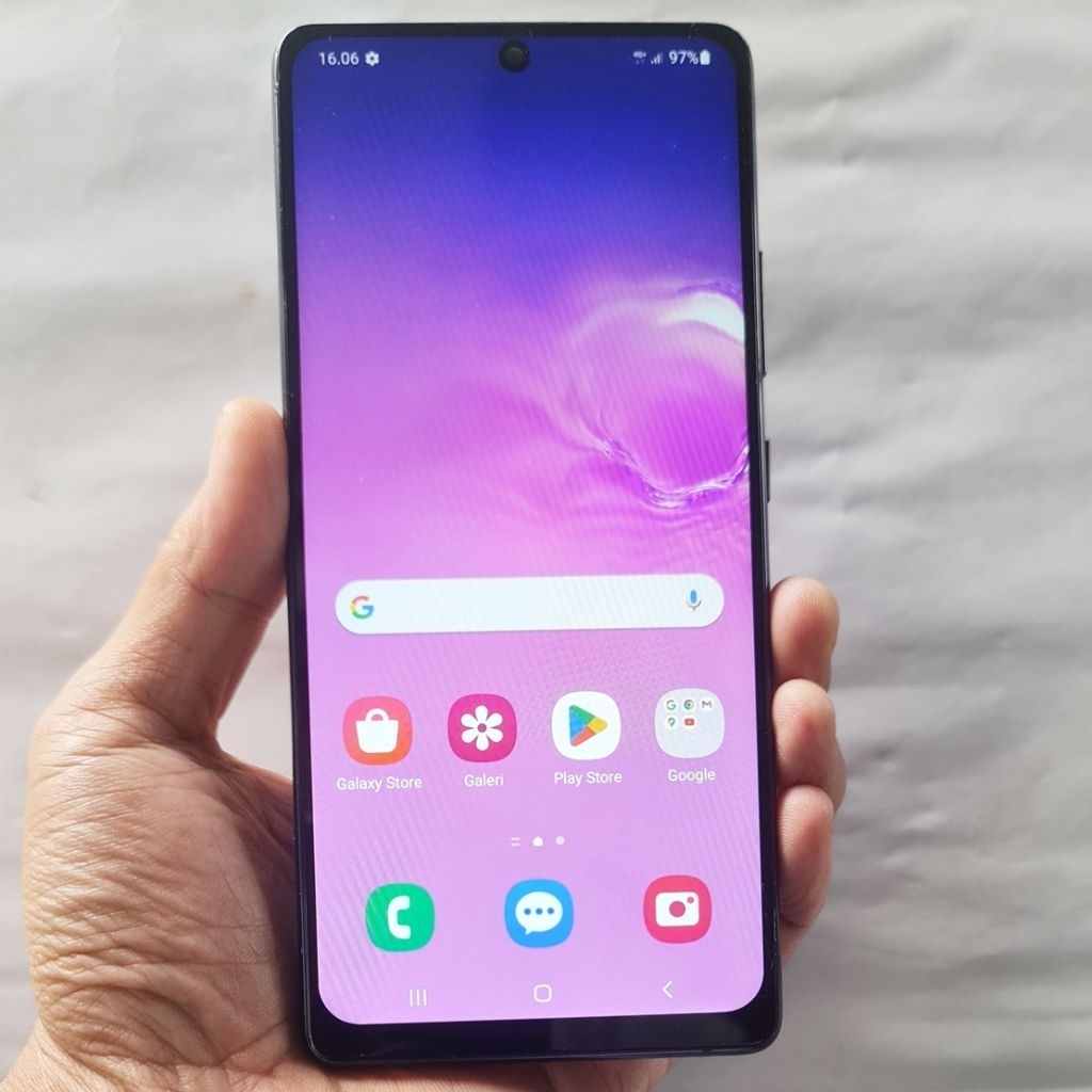 Handphone Hp Samsung Galaxy S10 Lite 8/128 NFC Second Eks Garansi Resmi Sein
