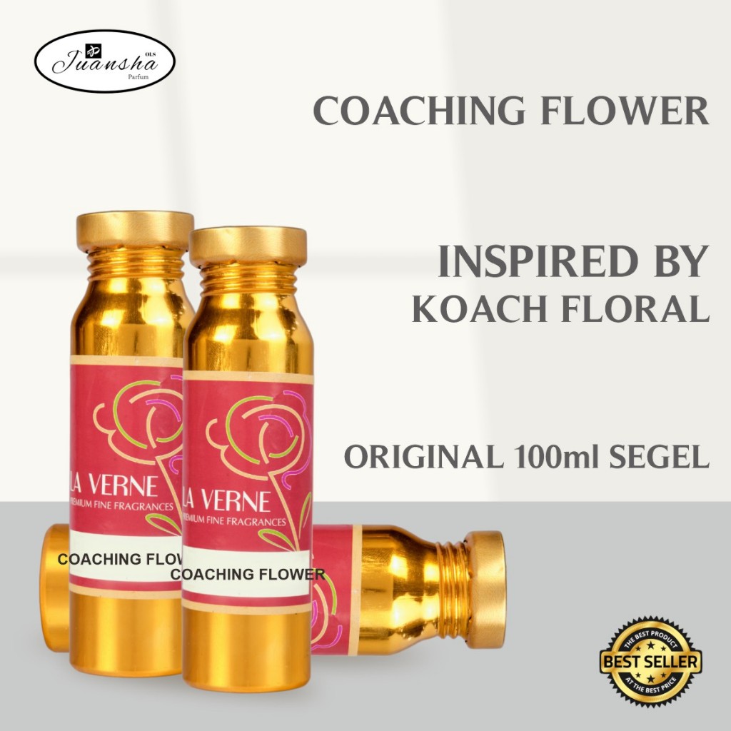 BIBIT PARFUM MURNI COACHING FLOWER | LA VERNE  | 100ML SEGEL