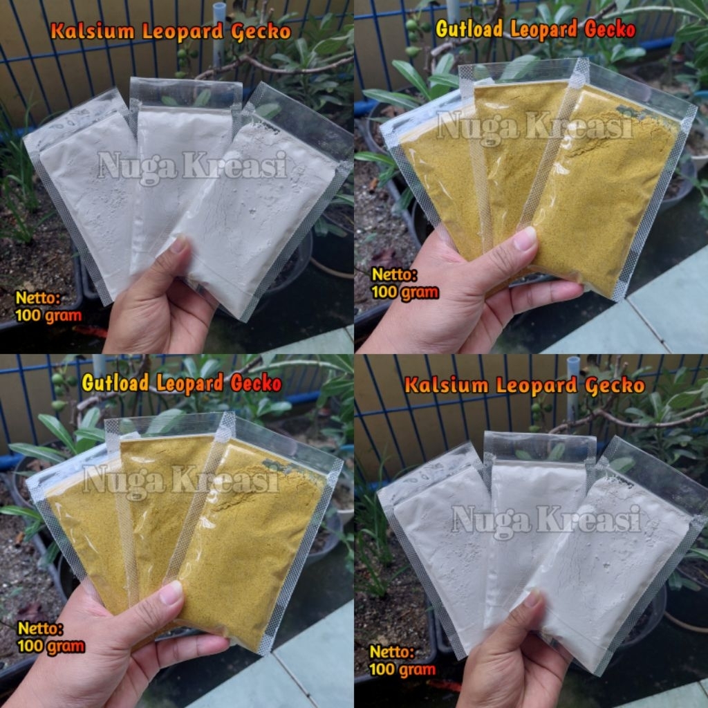 Kalsium & Gutload Gecko 100 gram