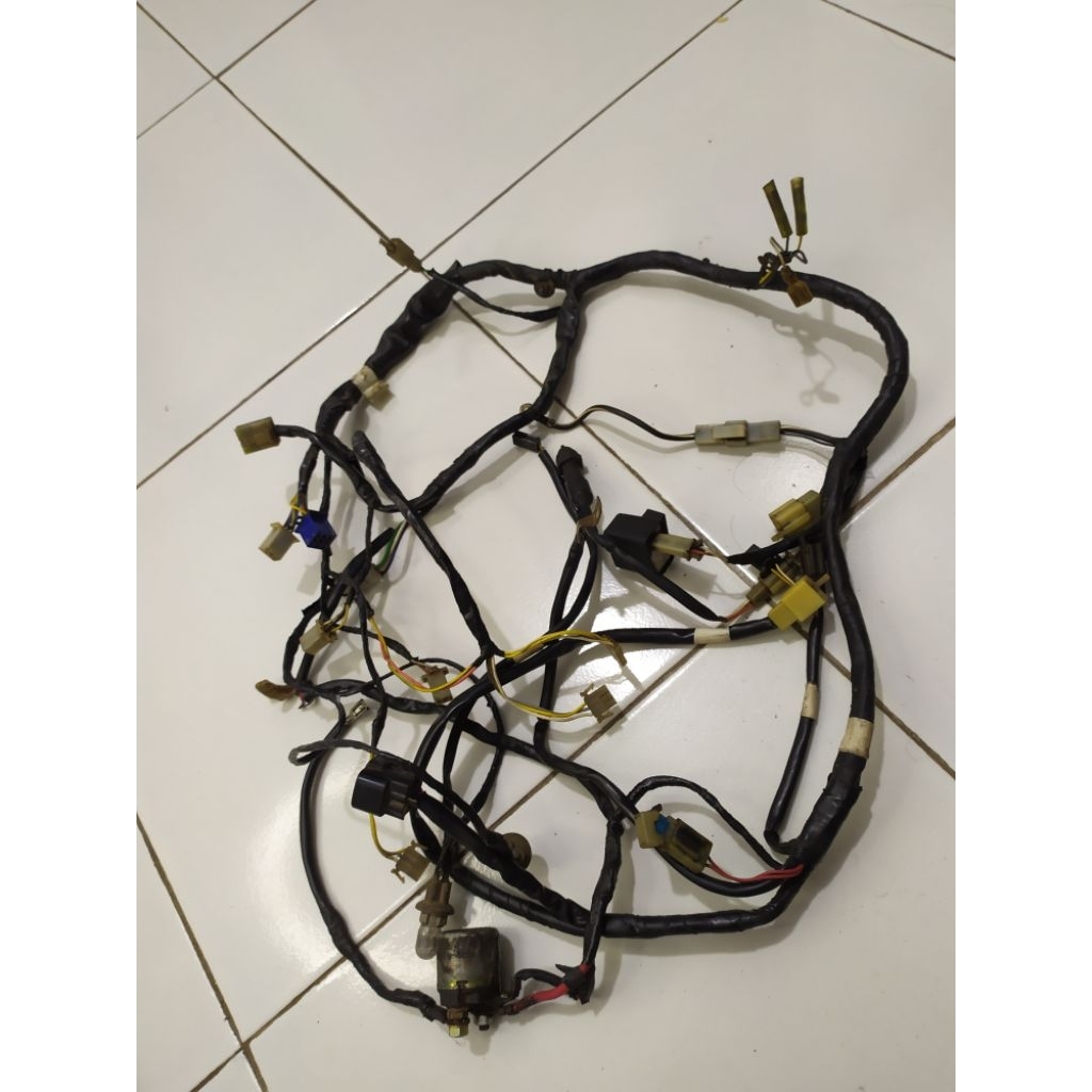 kabel body satu set Suzuki Smash Titan 115 original copotan motor bonus relay stater relay sen switc