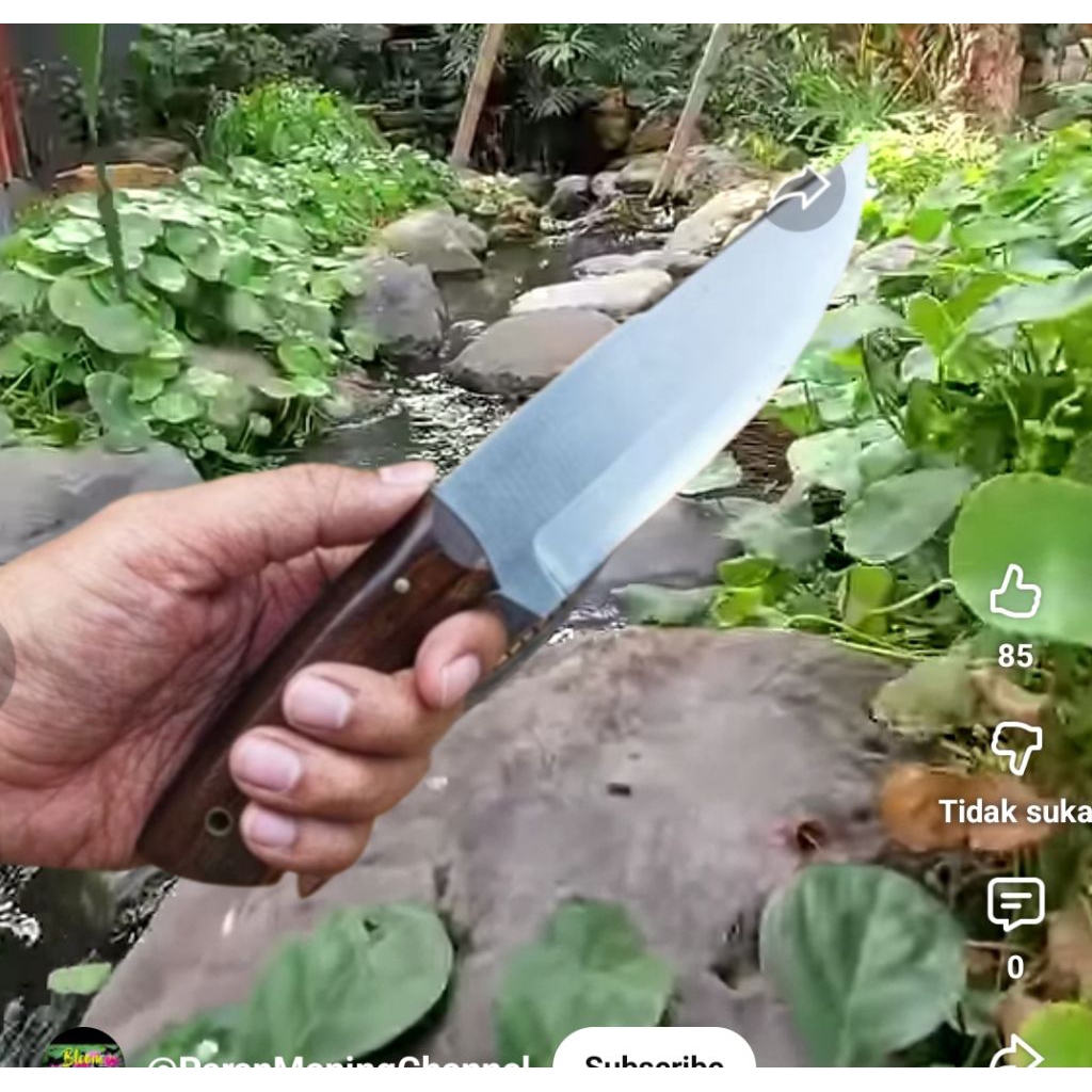 pisau dapur HSS fulltank, pisau daging