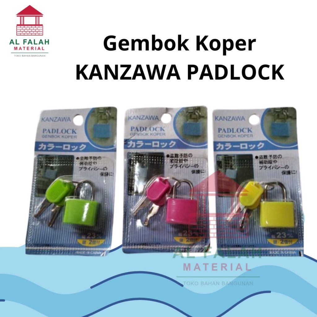 Gembok Koper Merek Kanzawa