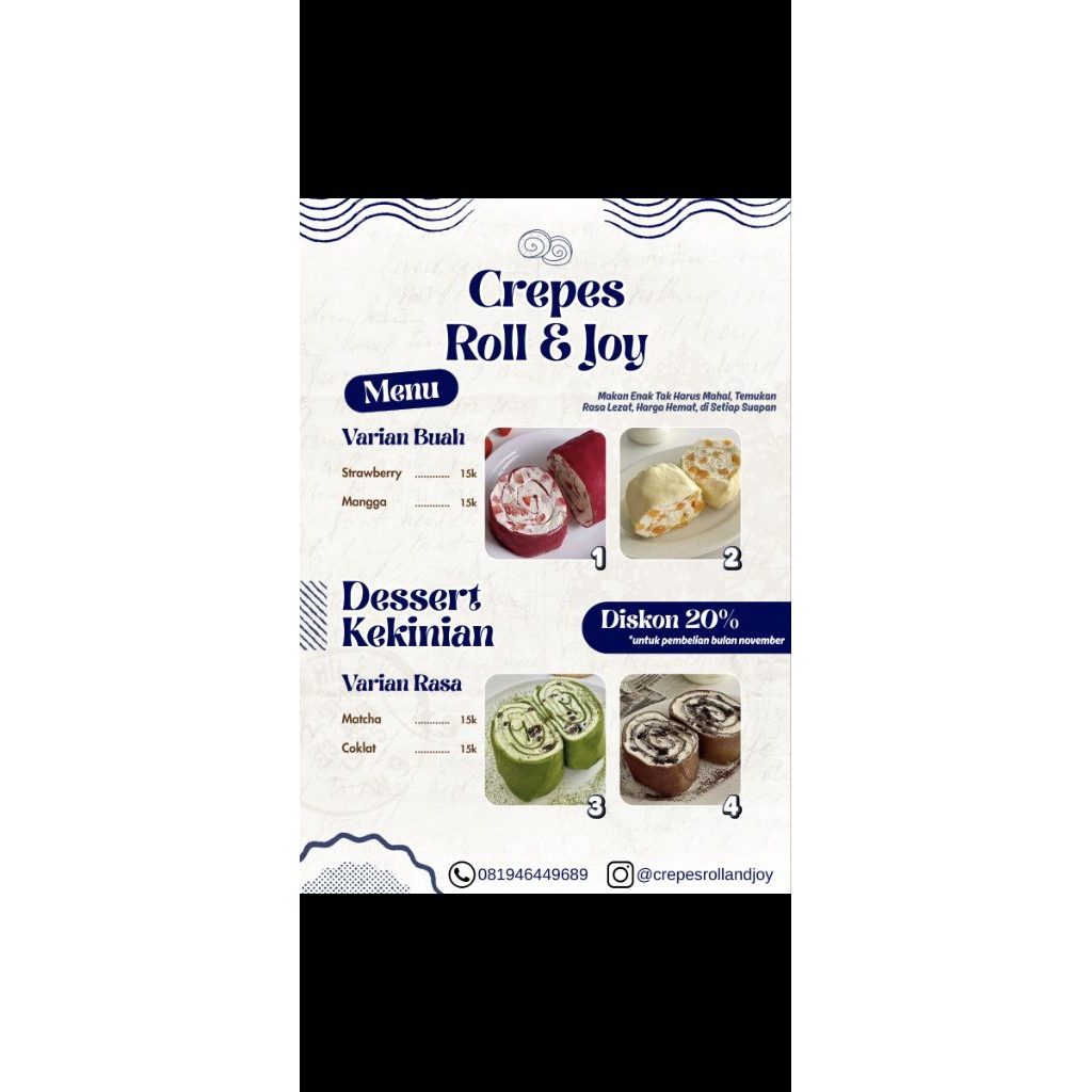 CREPES ROLL AND JOY