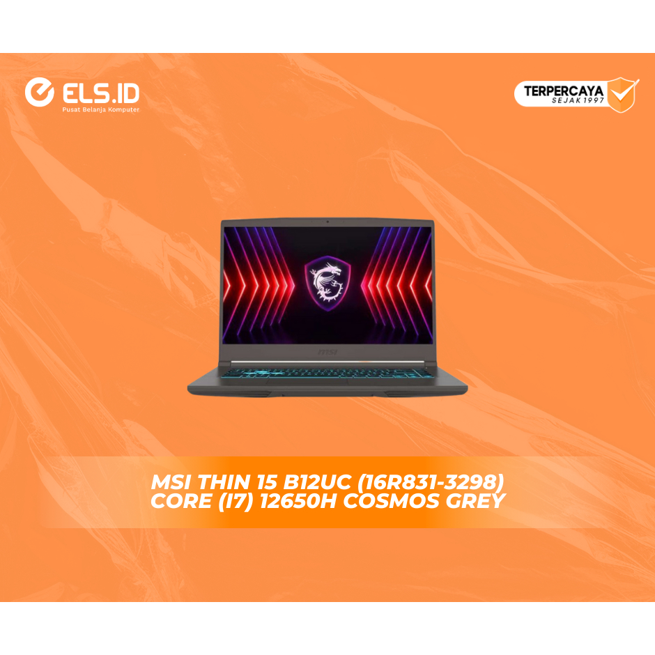 MSI Thin 15 B12UC (16R831-3298) Core (i7) 12650H COSMOS GREY