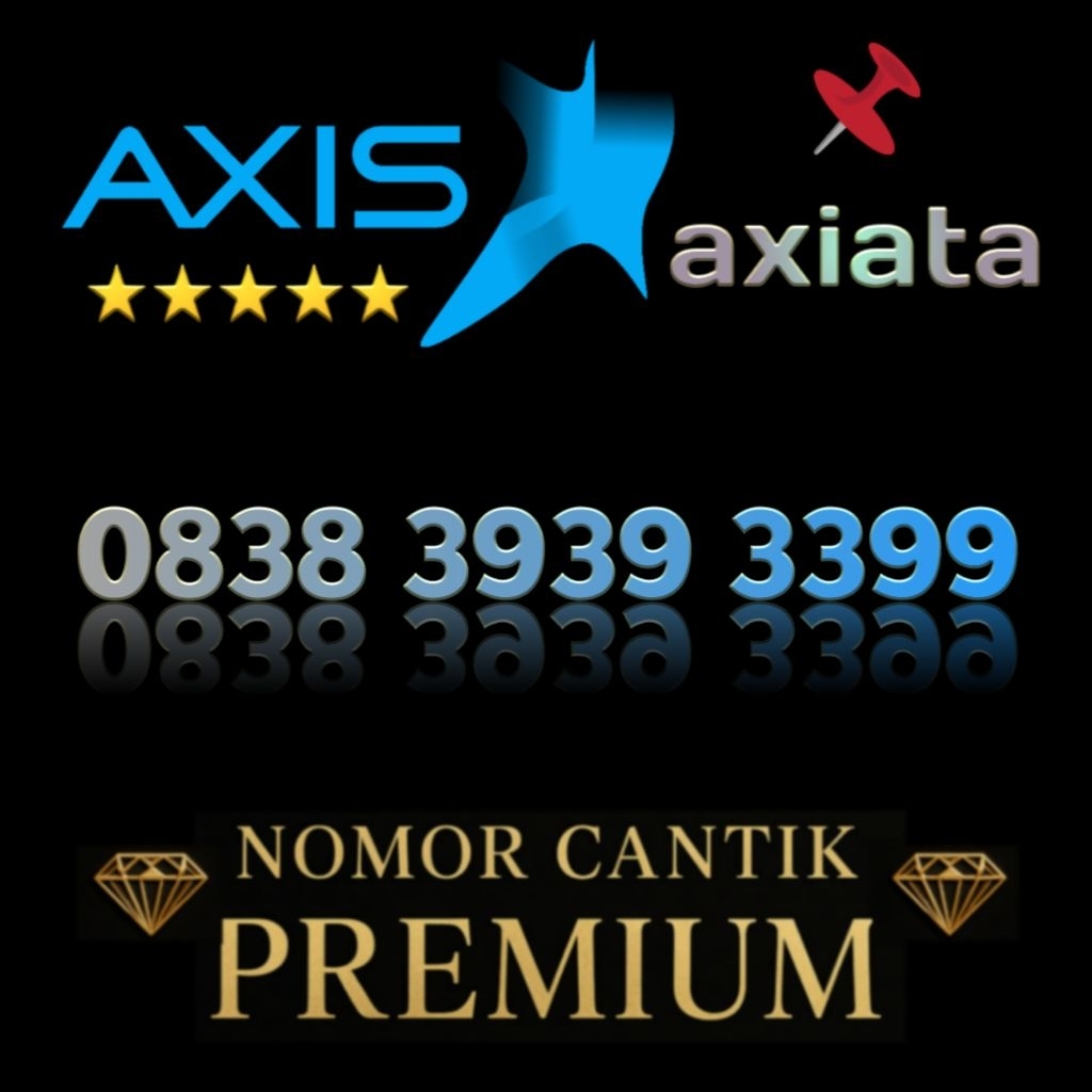 Nomor Cantik Premium Perdana Axis Axiata Reguler Exsclusive Varian Spesial Angka Minimalis Berkualit