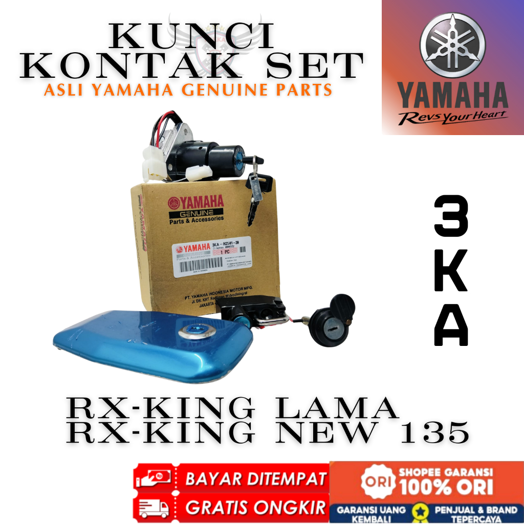 3KA ORIGINAL KUNCI SET YAMAHA RX KING, KUNCI SET YAMAHA RX KING NEW