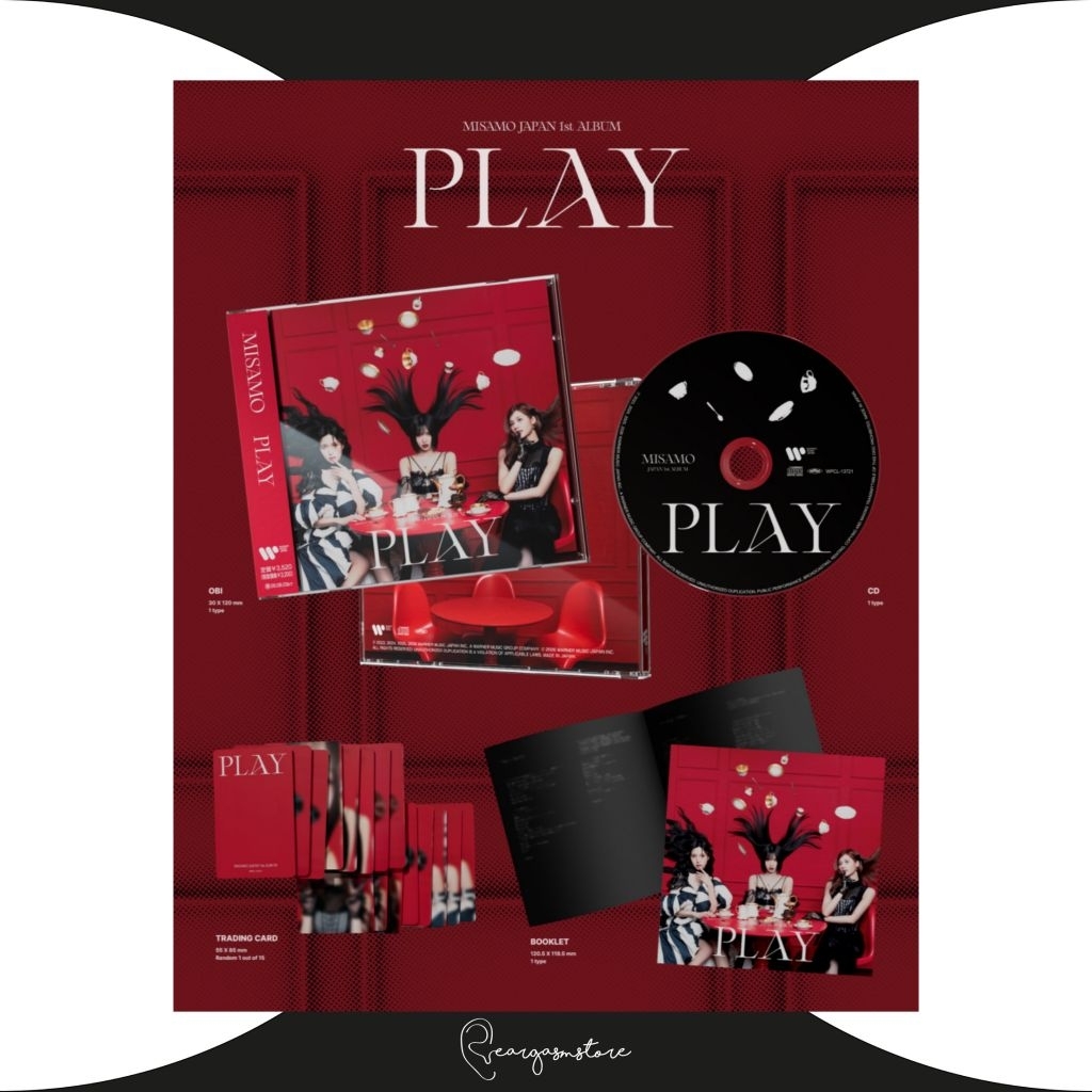 MISAMO (TWICE) - PLAY (JAPAN ALBUM) (REGULAR VER)