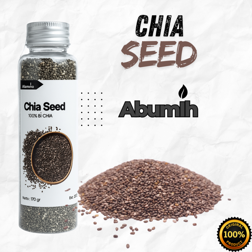 Chia Seed Abumih Chia Seed Organic Premium Chia Seed Untuk Diet Biji Chia Seeds Original