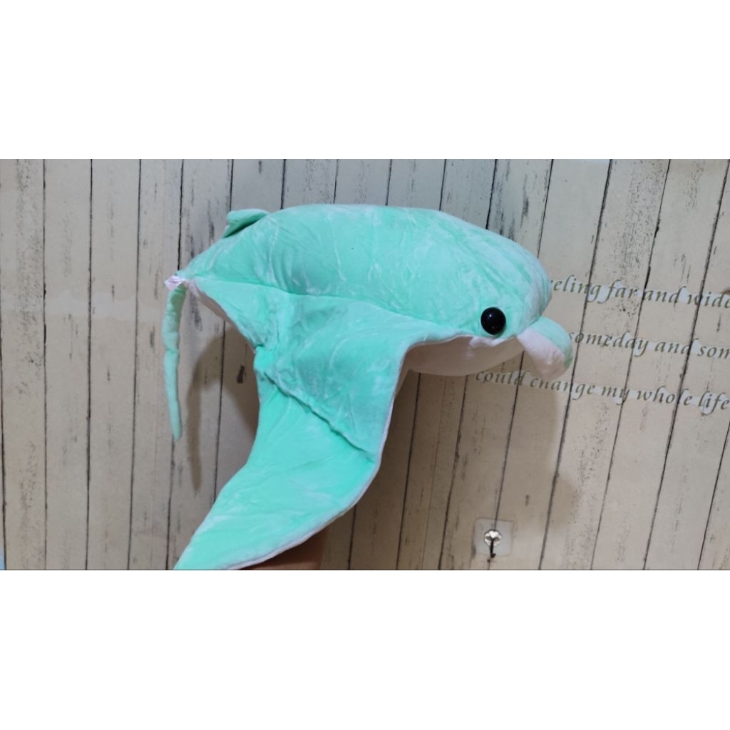 boneka ikan pari manta ray fish uk super jumbo original jepang