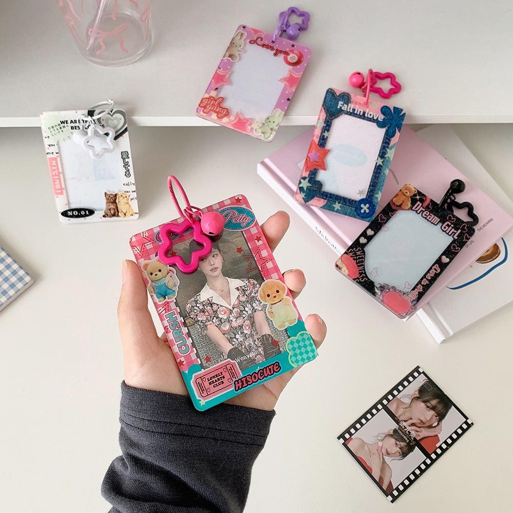 ACRYLIC PHOTOCARD PC HOLDER / KPOP/Acrylic Card Holder / Photocard Polaroid PC Frame Tag ID Card Cas