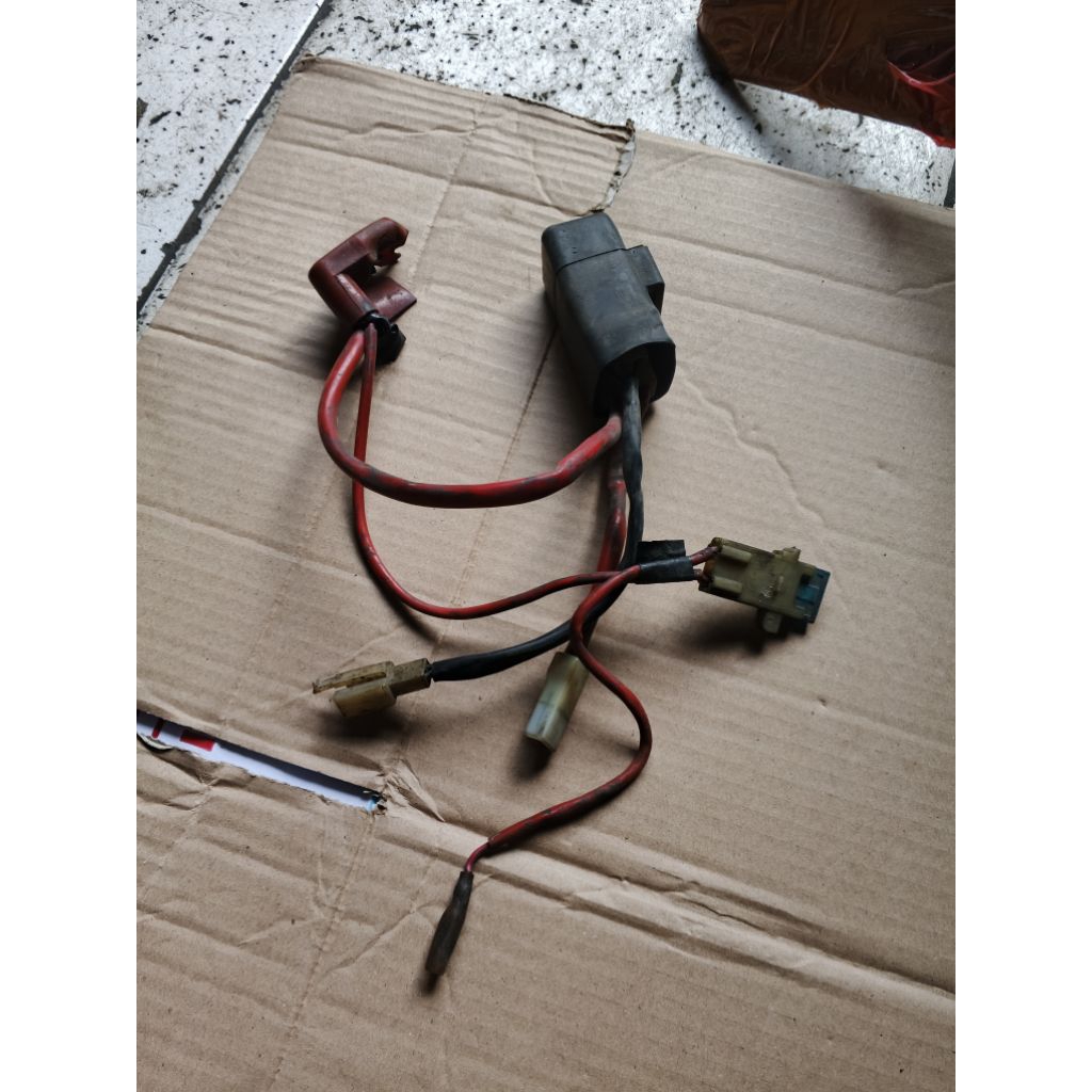 Kabel Aki Bendik Stater Fino Karbu Mio Soul Karbu 14D Original Copotan