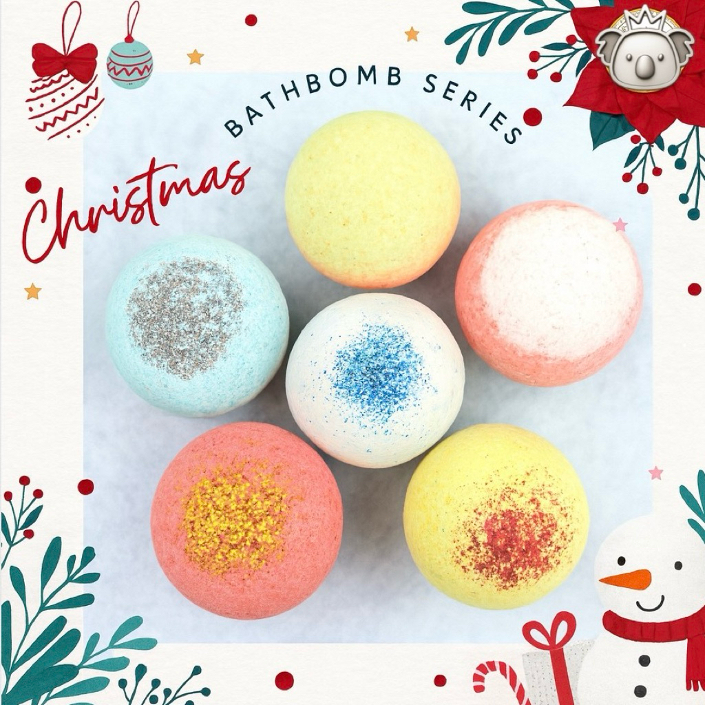 Bathbomb Gift Set King Koala Polos/ Christmas / hampers aromatherapy essential oil (Food Grade)