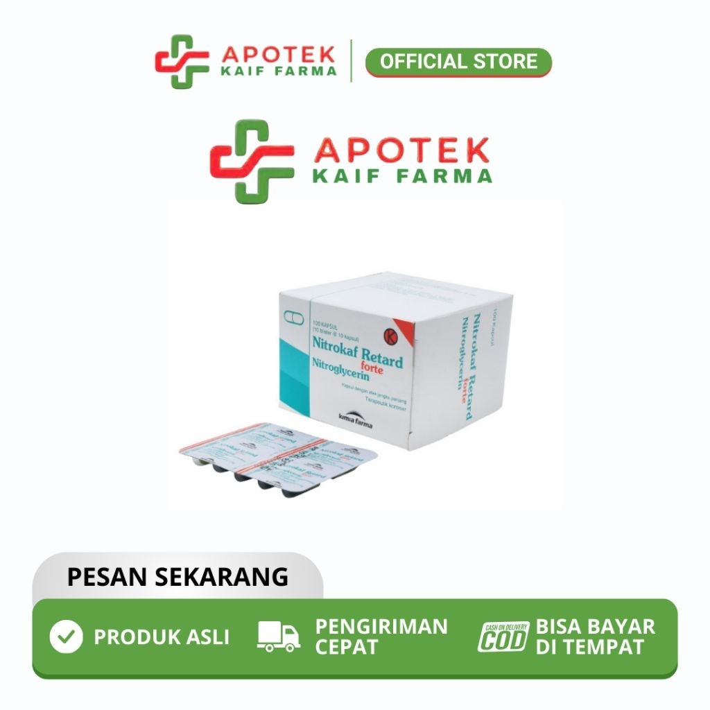 ready nitrokaf retard forte 5 mg perlembar isi 10 tab