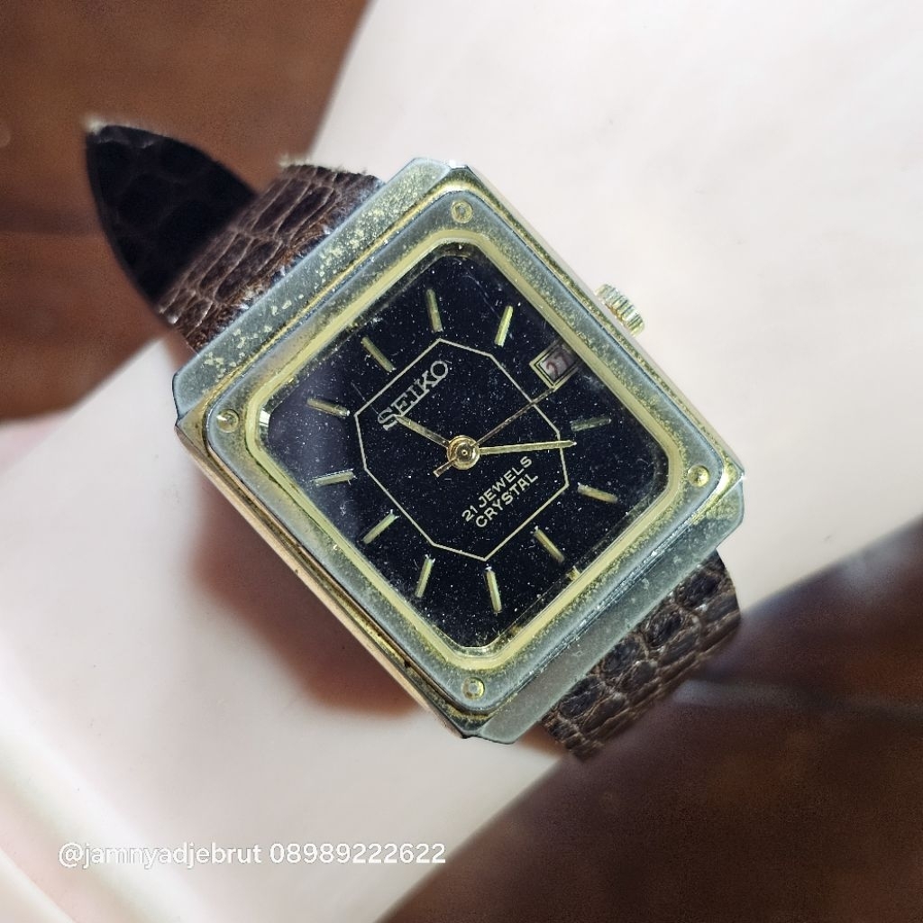 Jam Tank Automatic Seiko 8621-5020 Vintage Unik Bekas