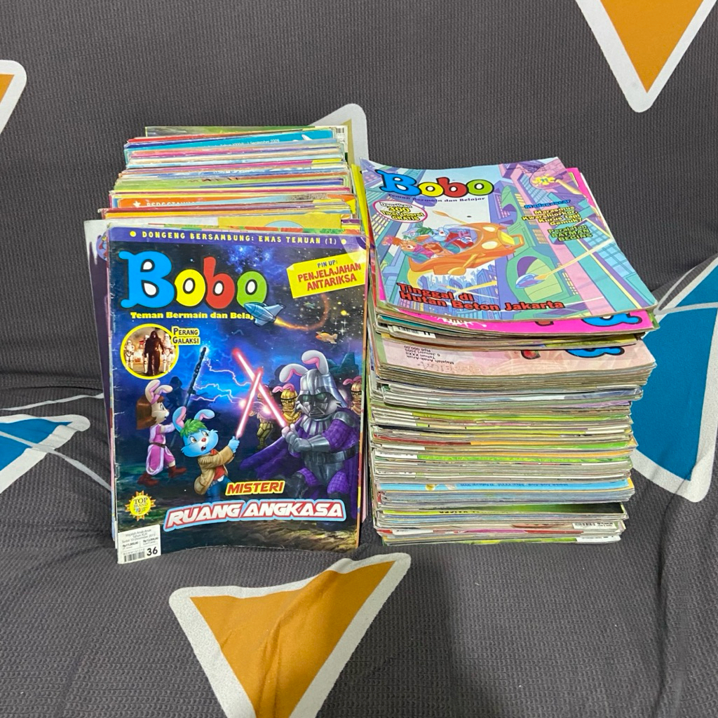 Paket 30 Bonus 1 Majalah Bobo Berbagai Edisi Random Buku Cerita Komik Dongeng Anak