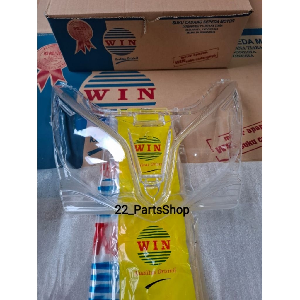 WIN - Mika Lampu Depan VARIO 125 TECHNO - Mica /Kaca Lampu Depan Vario 125 KZR / VARIO 2012/2014