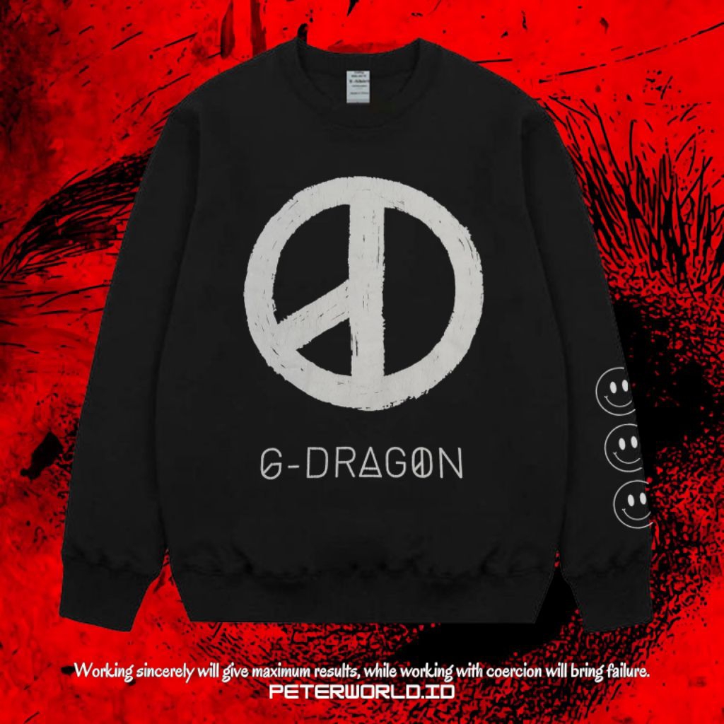 Peterworld "G Dragon" Crewneck | Hoodie | Jaket | Sweater Crewneck G Dragon Original Premium Vintage