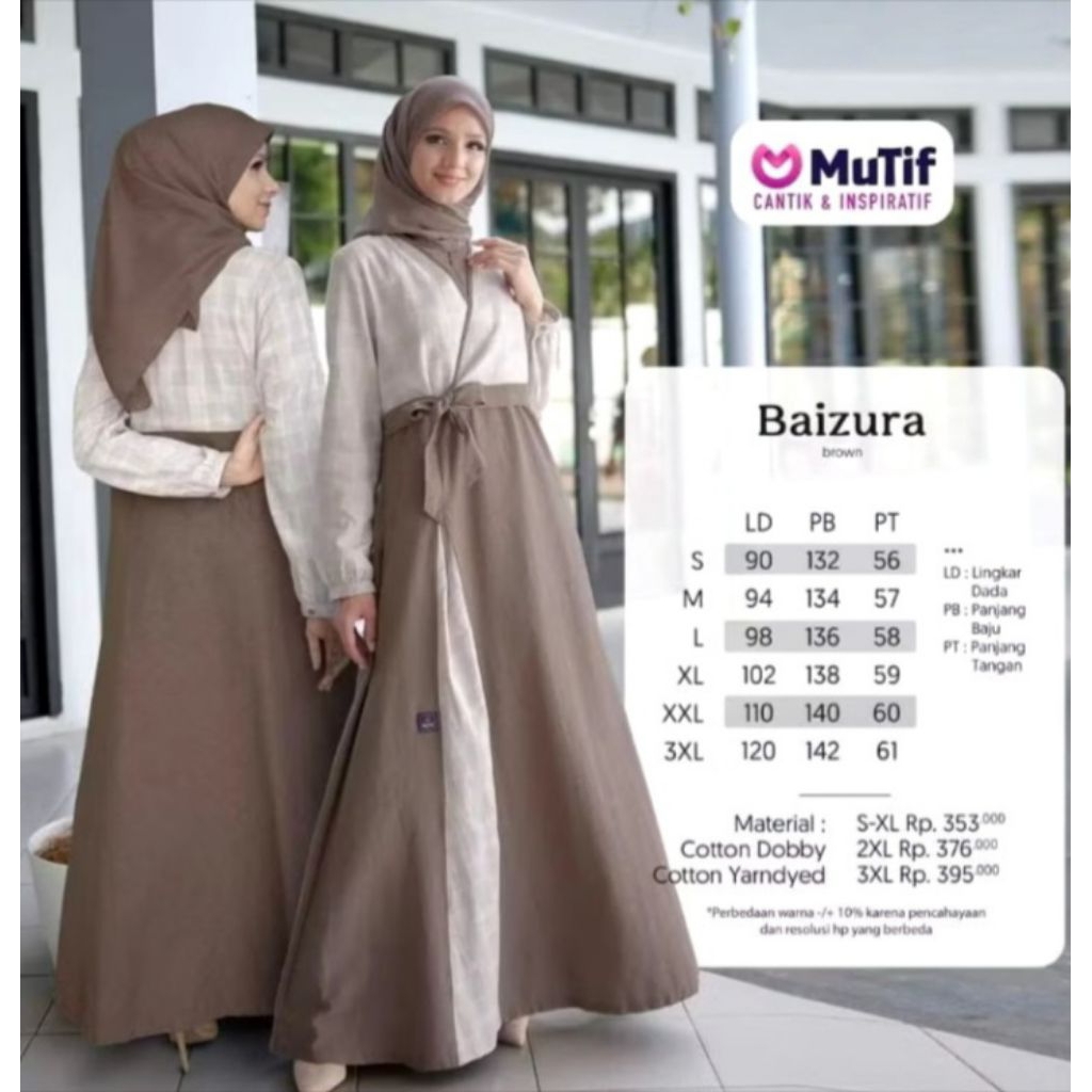 Mutif Baizura size Xl