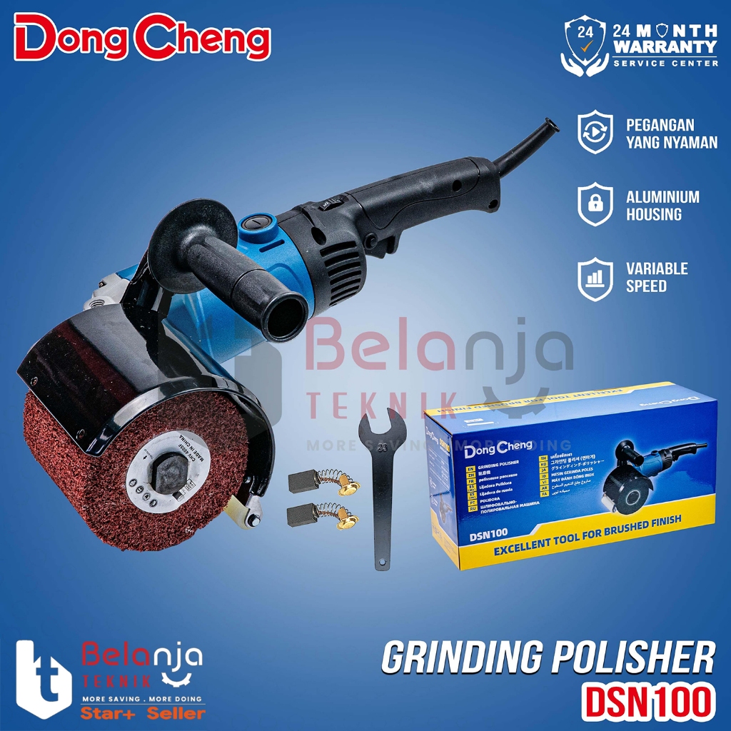 Dongcheng Mesin Grinding Polisher DSN100 Gerinda Poles DSN 100 1400W