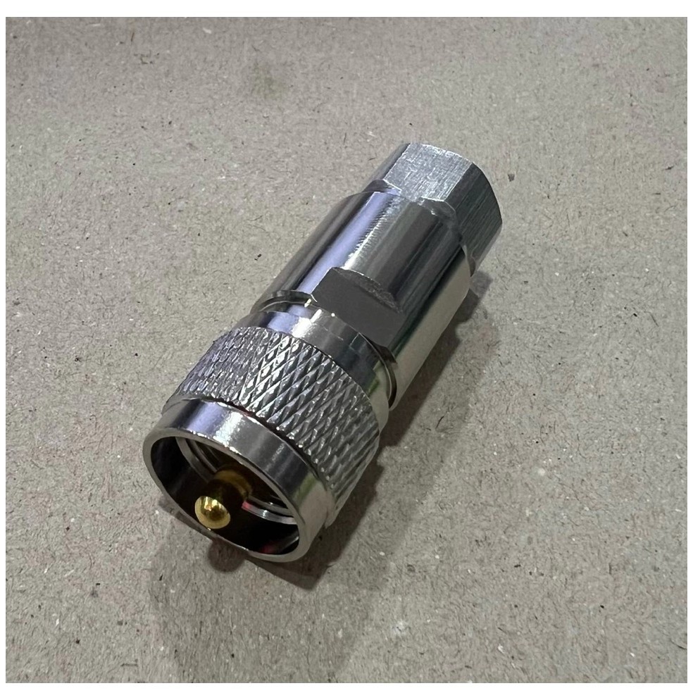 Konektor 4/8 inch D10 1/2S FSJ4 PL Male untuk Kabel Coaxial Heliax Feeder 50 Ohm 50Ohm 1/2 S 4/8inch