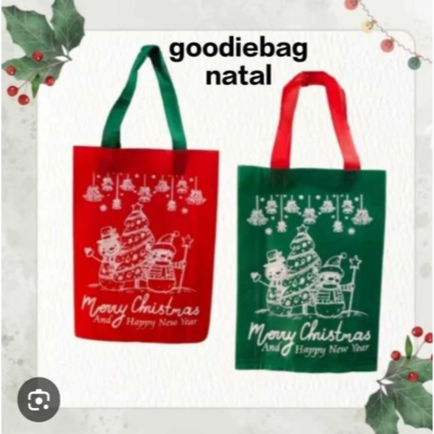 Tas Natal isi 6 / Goodiebag Natal Hadiah Natal