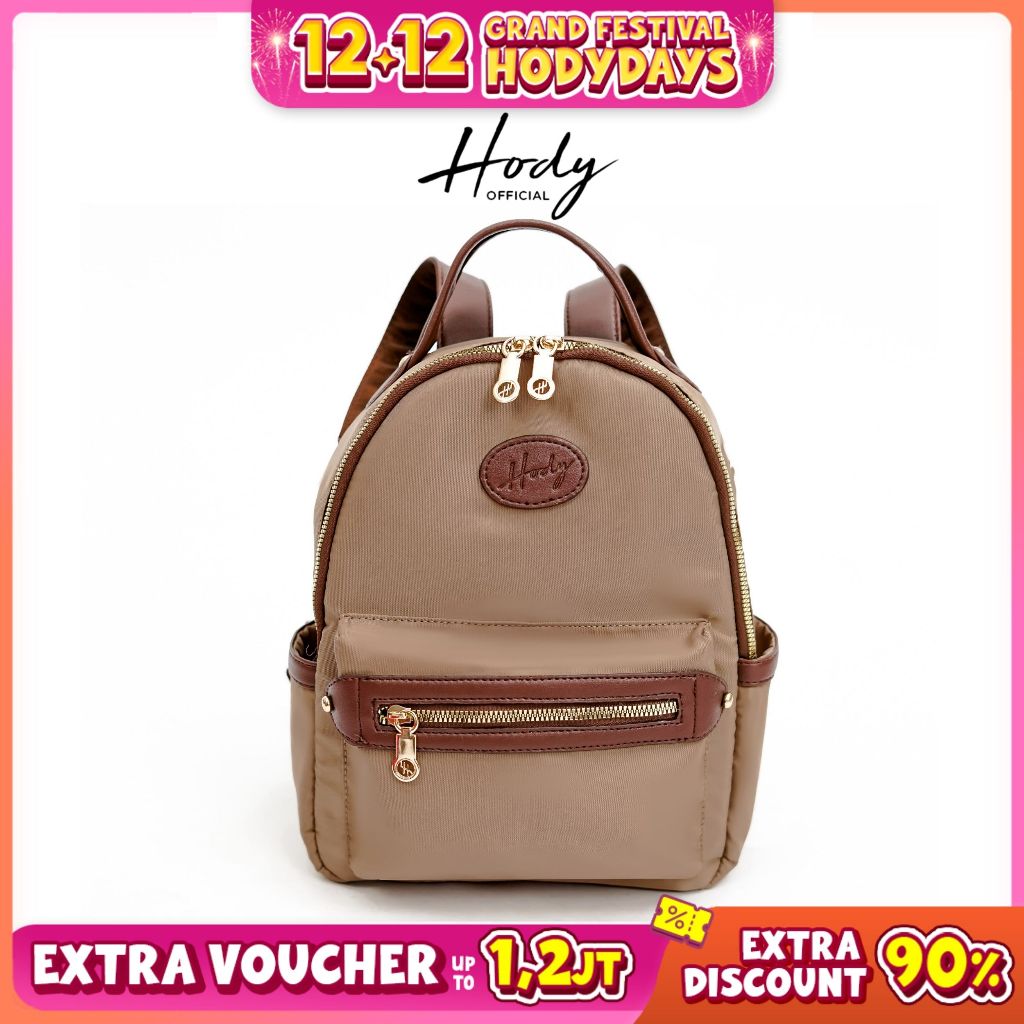 Hody - Tas Ransel Wanita Nagita Backpack  Tas Ransel Simple Tas Ransel Wanita Mini