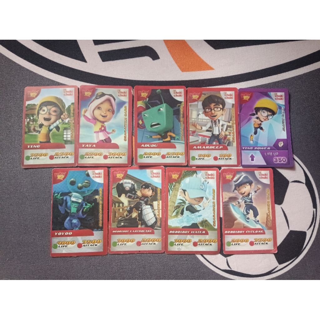Kartu Choki Choki AR BoBoiBoy 2015