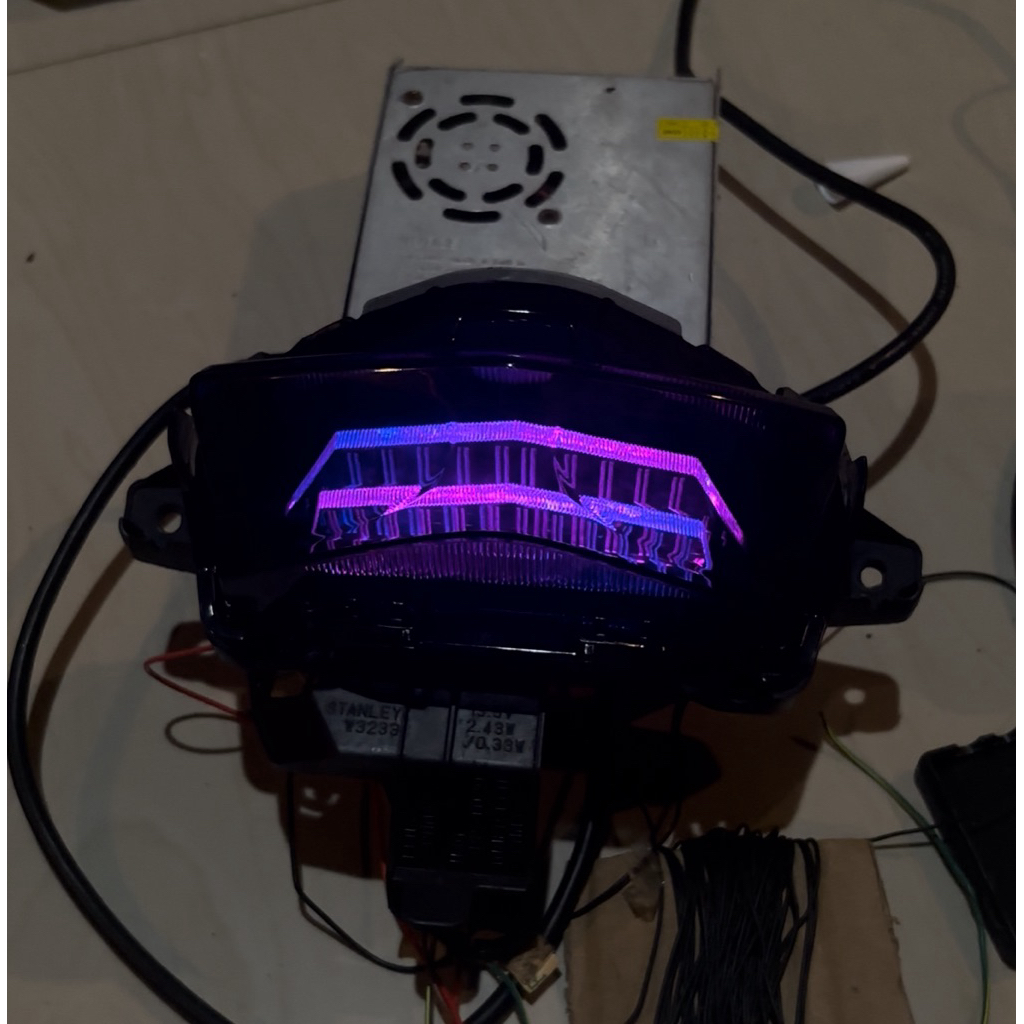 stoplamp custom slimframe aerox old fullset pnp