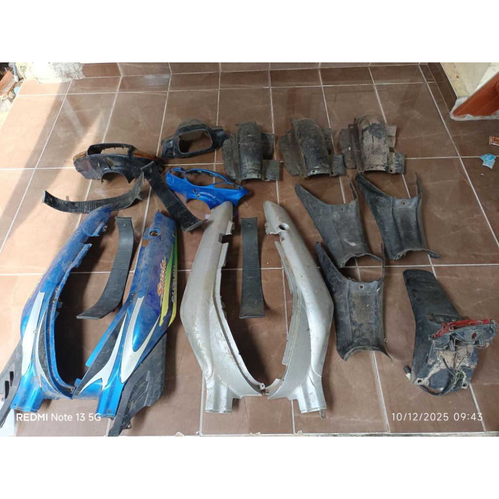 borongan cover cover body Satria 2tak