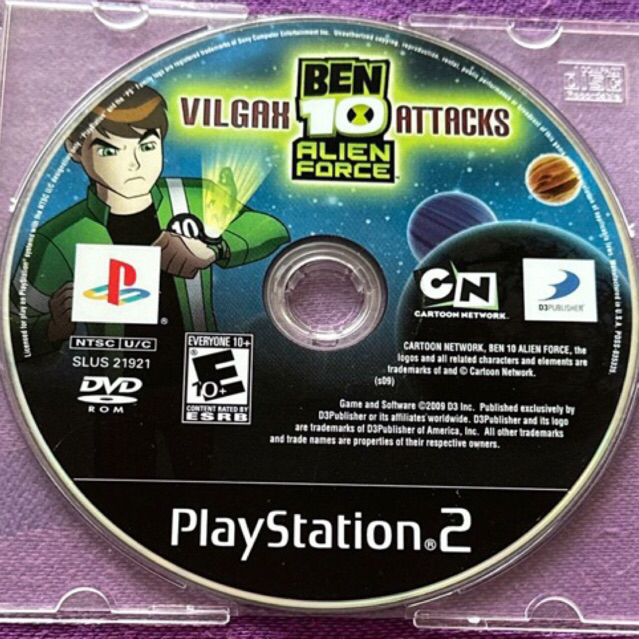 kaset ps2 ori us ben 10 vilgax attack