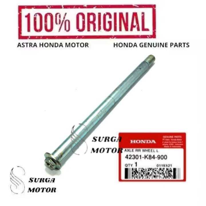 As Roda Belakang Aksel Motor  CRF 150L 150 L K84 CRF150 L CRF150L 2017 2018 2019 2020 2021 2022 2023