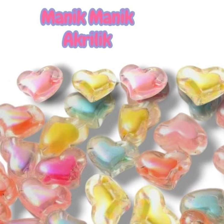 (ISI 12PCS) Manik MOTE LOVE