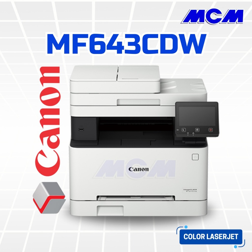 PRINTER LASER COLOR Canon MF643Cdw WiFi Duplex | MESIN FOTOCOPY WARNA ALL IN ONE Scan Copy