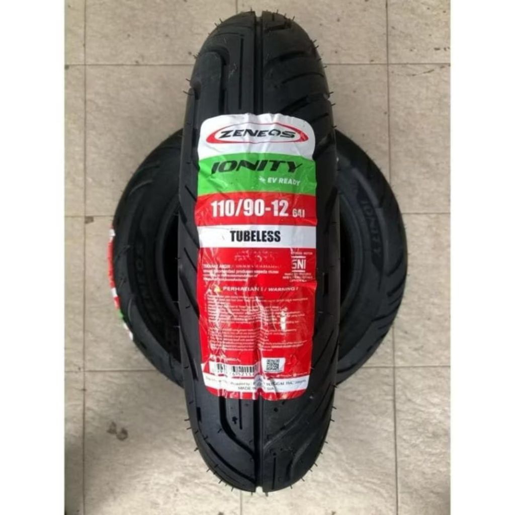 BAN ZENEOS IONITY 110/90-R12 SCOOPY FREEGO TUBLESS