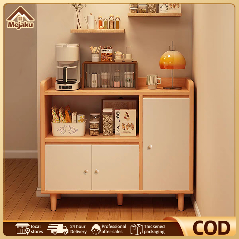 COD Rak Dapur Bufet Kabinet Dapur Rak Penyimpanan Lemari Kabinet Kayu Rak Serbaguna Lemari Piring Le
