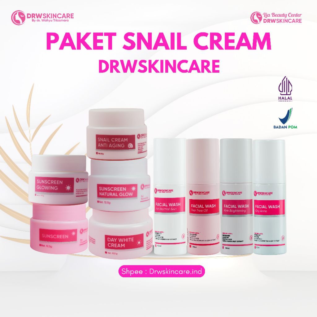 DRW SKINCARE | PAKET SNAIL CREAM
