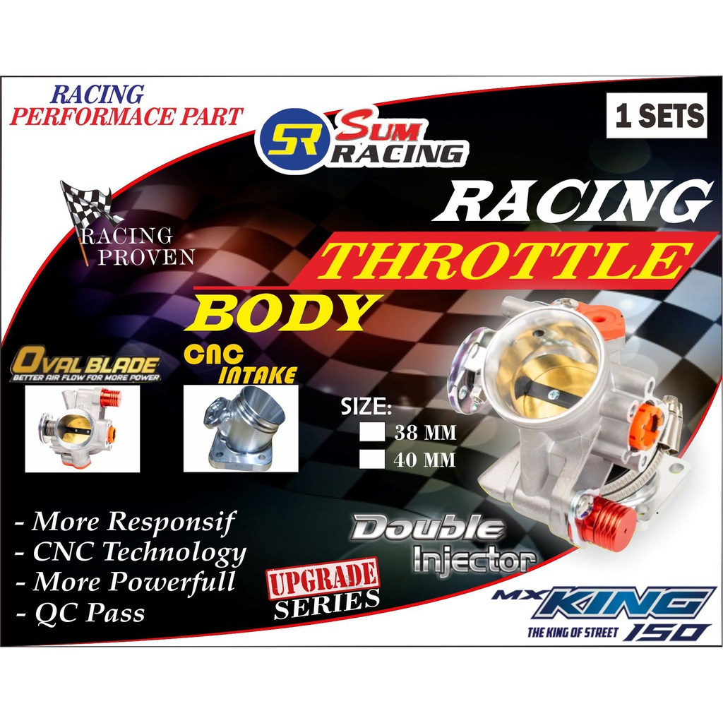 THROTTLE BODY ( TB ) MX KING / R15V2 / NVA / XABRE / NVL  SUM RACING