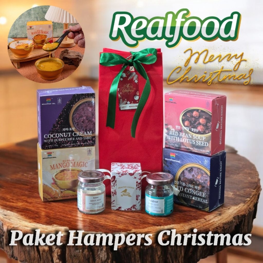 Hampers Natal Christmas Realfood × Dessert Wowithnatural