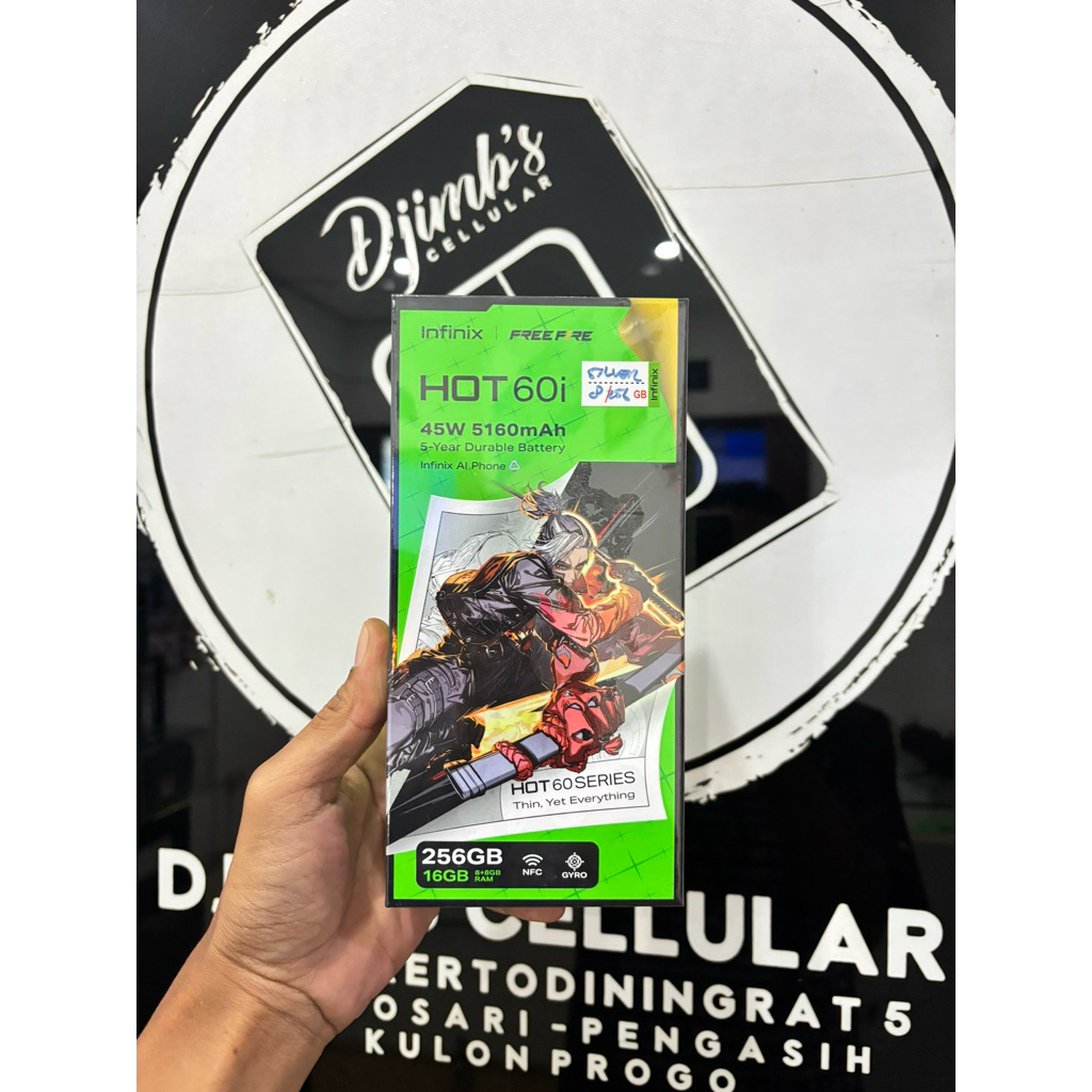 INFINIX HOT 60i GARANSI RESMI HP MURAH GAMING