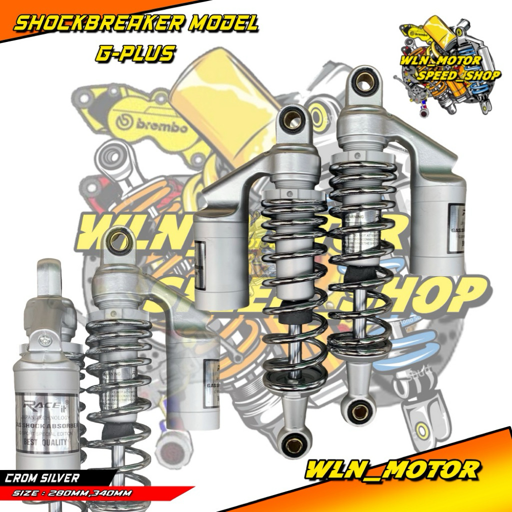 Shock Shockbreaker Tabung Supra Kharisma Revo helm in rx king mega pro gl Max Shock RACE IT 08 uk 34