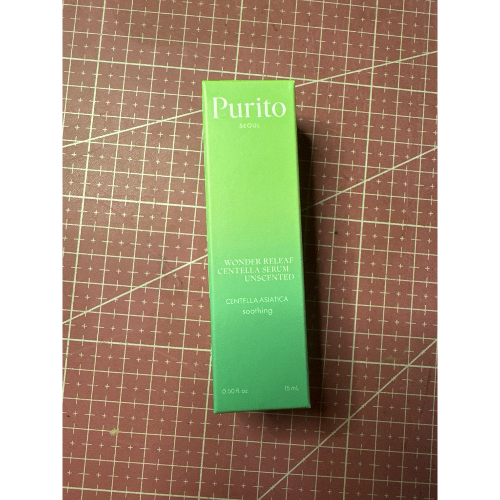 purito seoul - wonder releaf centella serum unscented - centella asiatica soothing 15ml