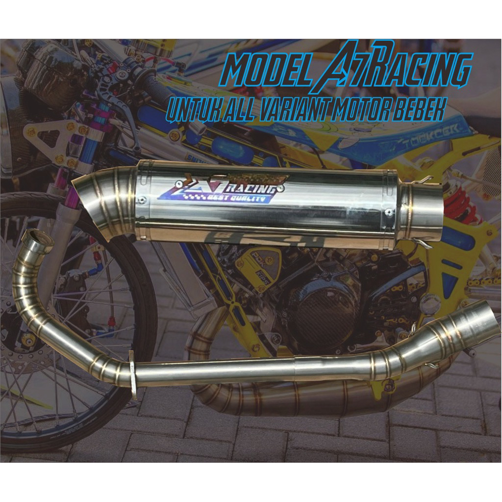 knalpot racing mx135 new mx 135 old mx king knalpot racing original