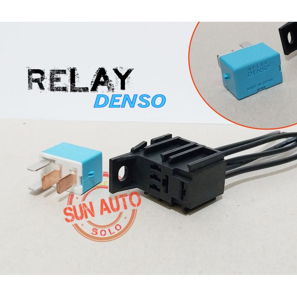 Relay Denso biru