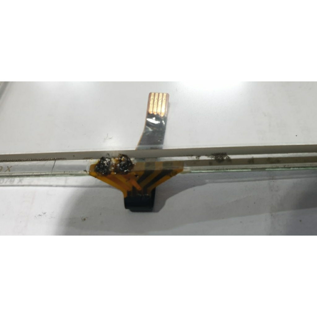 Touch screen panel cabutan Clarion VX404 155x88 rusak 4 pin