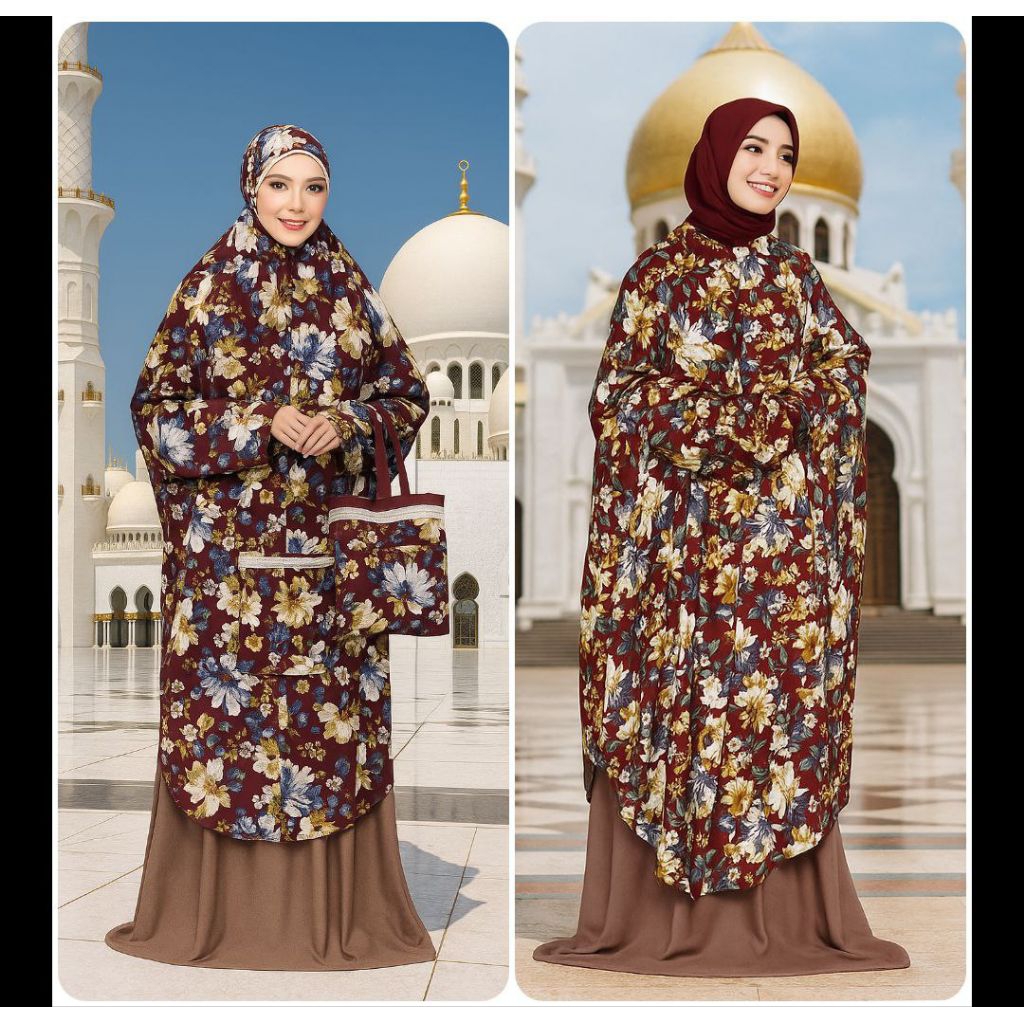 MUKENA BALI TUNIK 2IN1 RENDA JUMBO