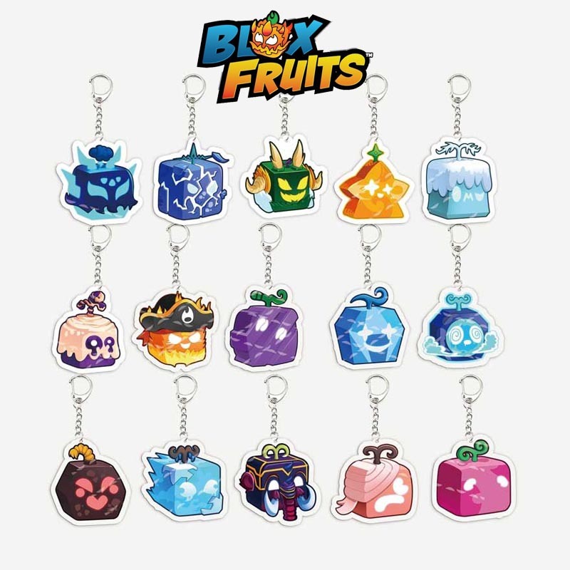 GANTUNGAN KUNCI ROBLOX BLOX FRUIT KARAKTER / KEYCHAIN ROBLOX BLOX FRUIT CHARACTER / GANCI BLOX FRUIT